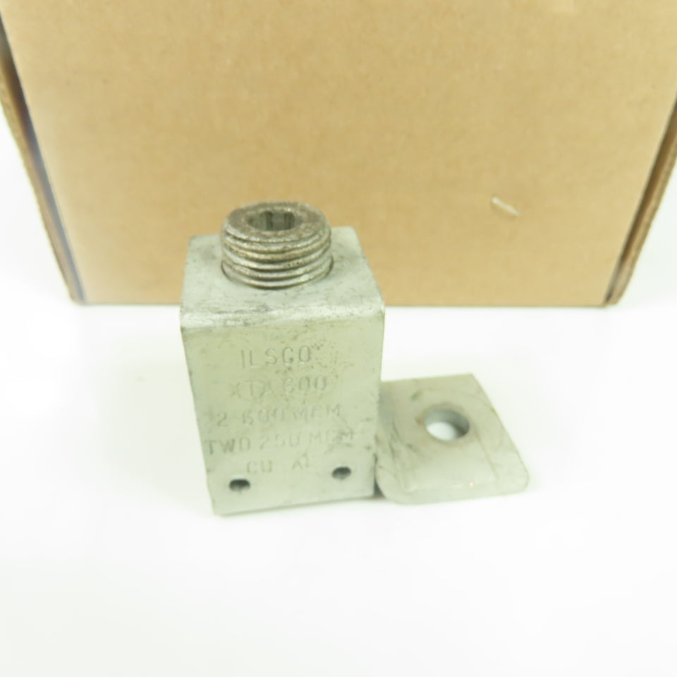 Ilsco XTA 600 Aluminum Mechanical Lug 3/8" 2-600MCM Two 250 MCM Lot Of 8