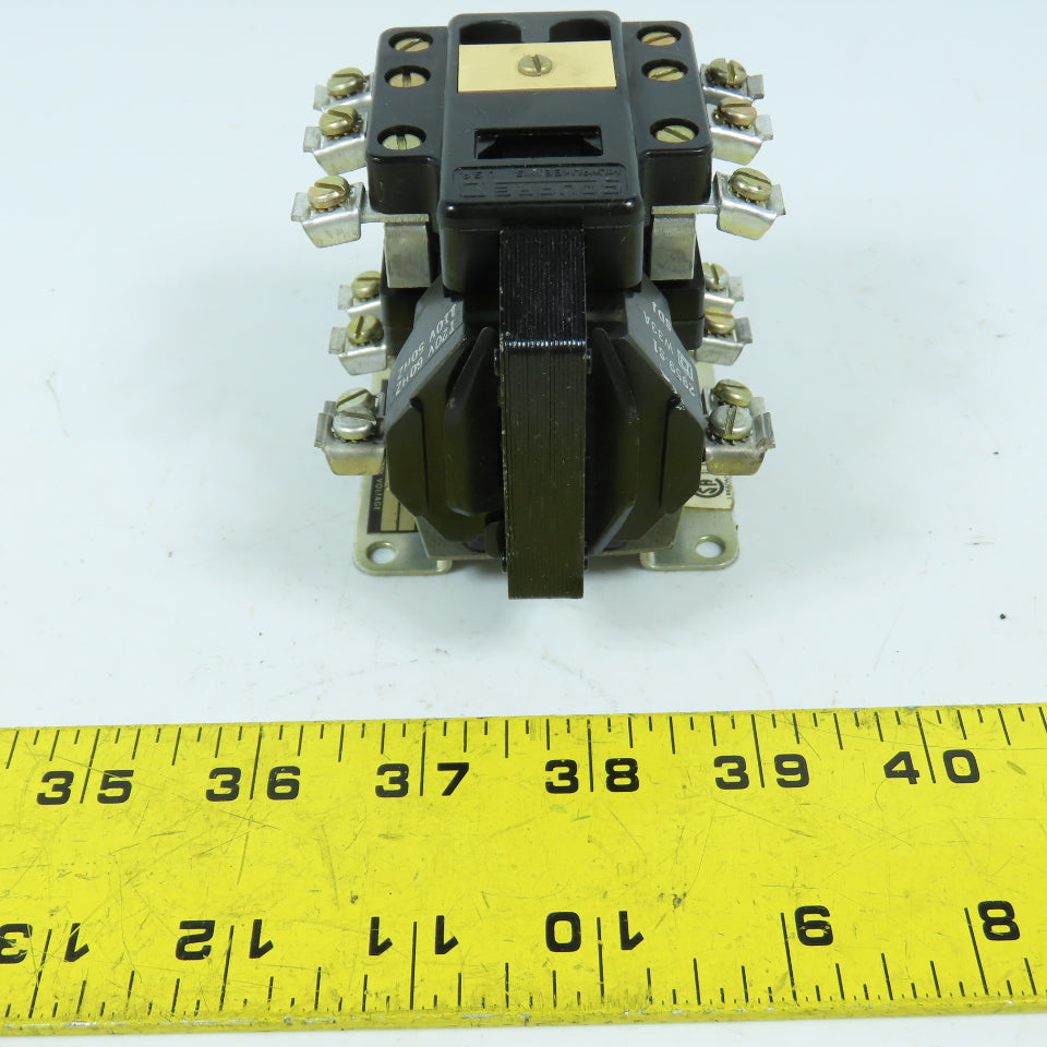 Square D Type D0 42 Class 8501 Ser B AC Pilot Duty Control Relay 10A 120V Coil