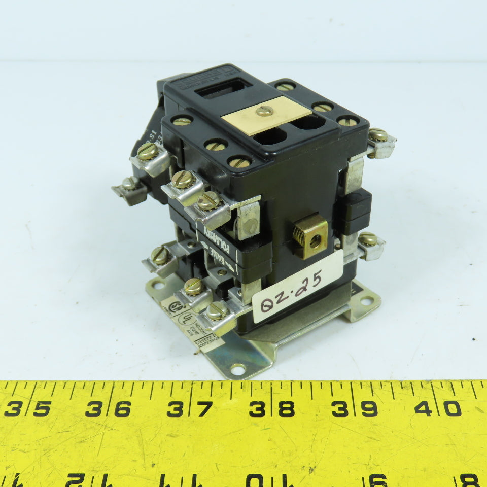 Square D Type D0 42 Class 8501 Ser B AC Pilot Duty Control Relay 10A 120V Coil