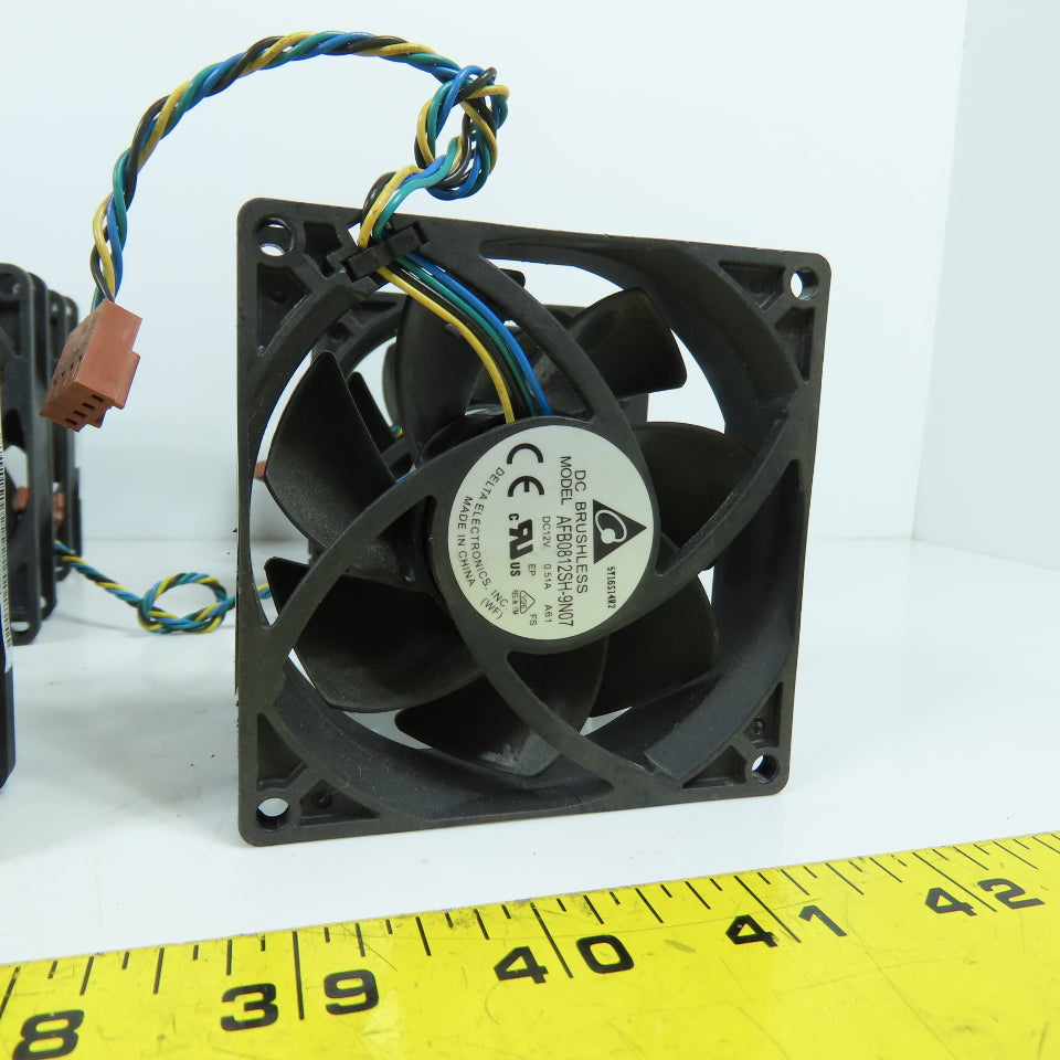 Delta AFB0812SH-9N07 Computer Cabinet Electronics Cooling Fan 12VDC Lot Of 6