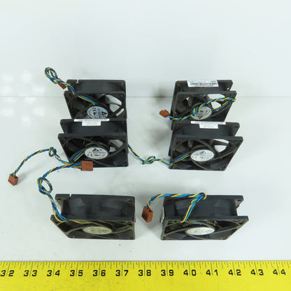 Delta AFB0812SH-9N07 Computer Cabinet Electronics Cooling Fan 12VDC Lot Of 6