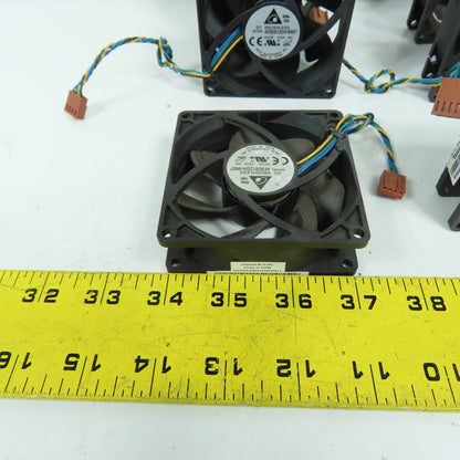 Delta AFB0812SH-9N07 Computer Cabinet Electronics Cooling Fan 12VDC Lot Of 6