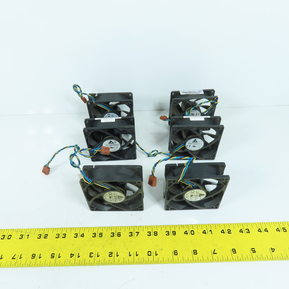 Delta AFB0812SH-9N07 Computer Cabinet Electronics Cooling Fan 12VDC Lot Of 6
