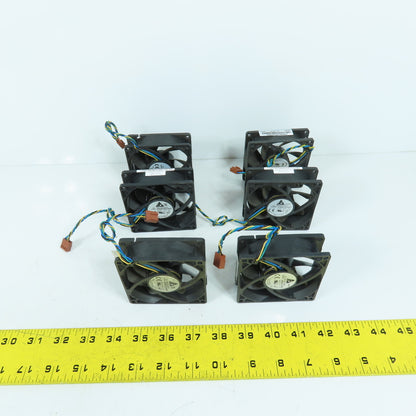 Delta AFB0812SH-9N07 Computer Cabinet Electronics Cooling Fan 12VDC Lot Of 6