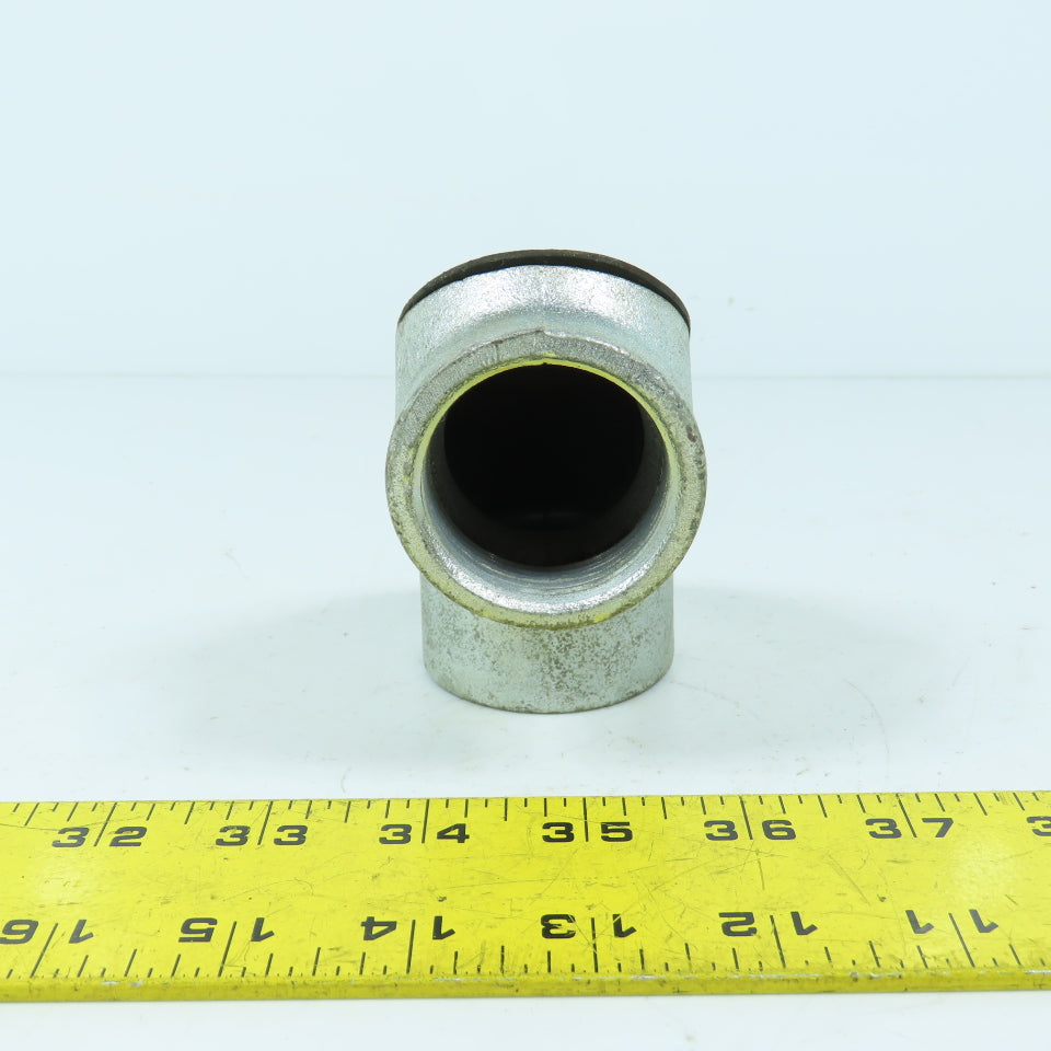Appleton 1-1/4" x 1-1/4" Rigid Pull Elbow 90° W/ Cober & Gasket