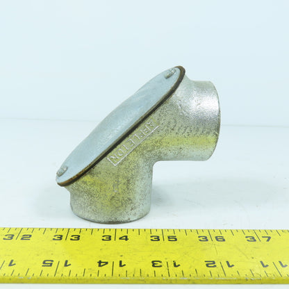 Appleton 1-1/4" x 1-1/4" Rigid Pull Elbow 90° W/ Cober & Gasket