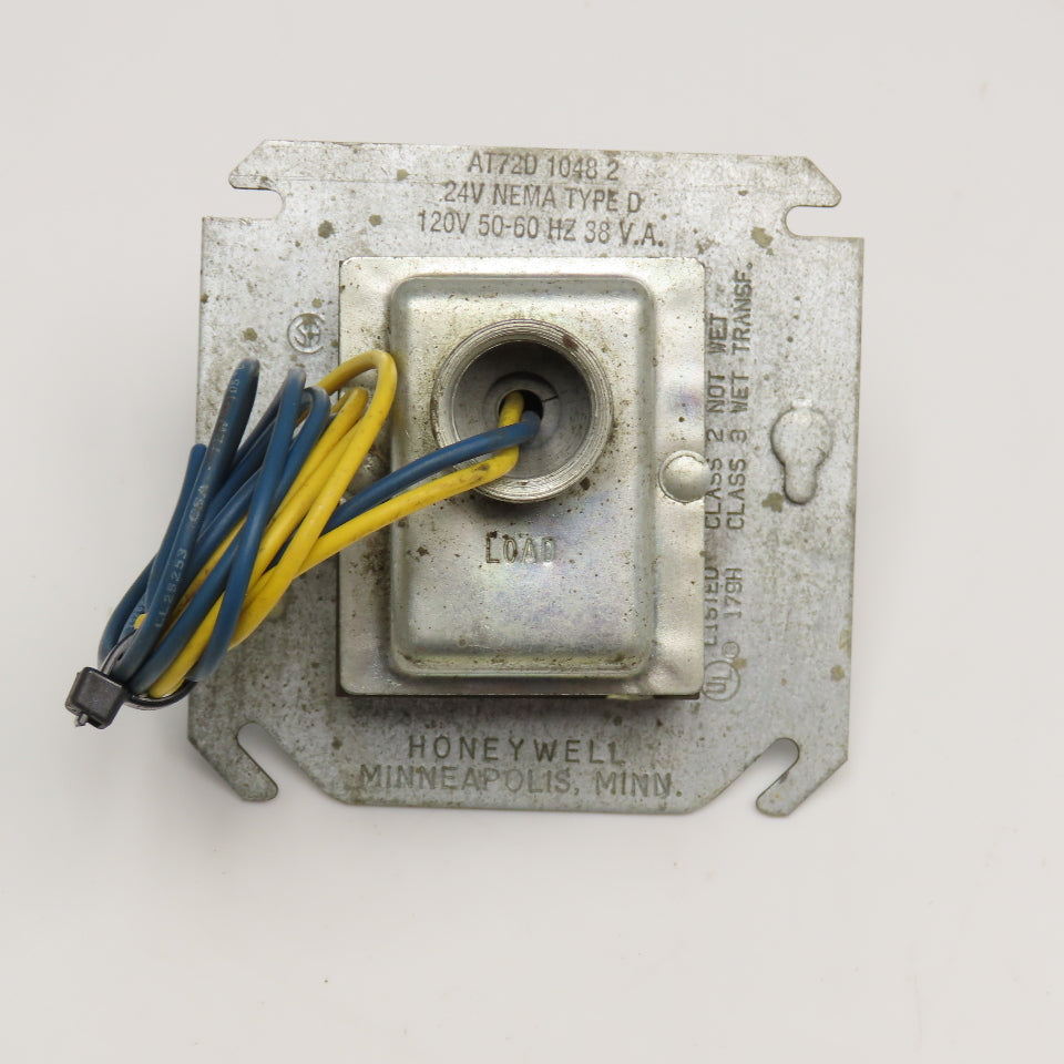 Honeywell AT72D 1048 2 120V 50/60Hz Transformer 24V Secondary 38VA
