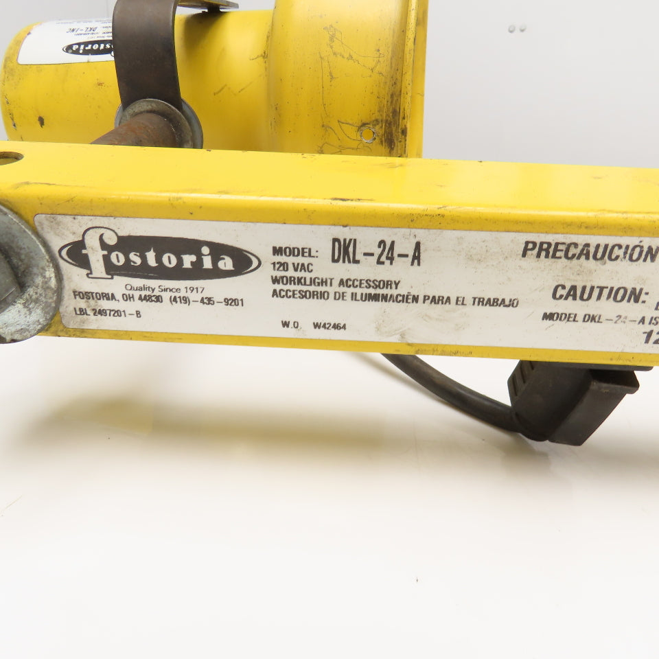 Fostoria DKL-24-A 120V Dock Work Light 25" Mount Bracket