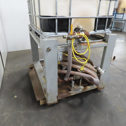 Dayton 5PXC3A 1200 Ltr. IBC Tote Storage Rack And Pump 3/4Hp 115/230V 1Ph