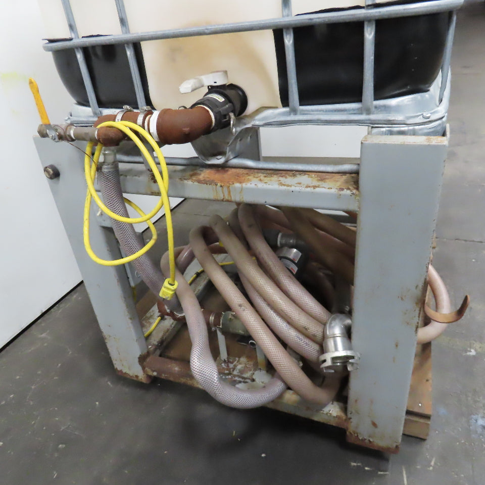 Dayton 5PXC3A 1200 Ltr. IBC Tote Storage Rack And Pump 3/4Hp 115/230V 1Ph