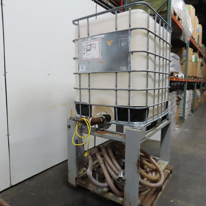 Dayton 5PXC3A 1200 Ltr. IBC Tote Storage Rack And Pump 3/4Hp 115/230V 1Ph