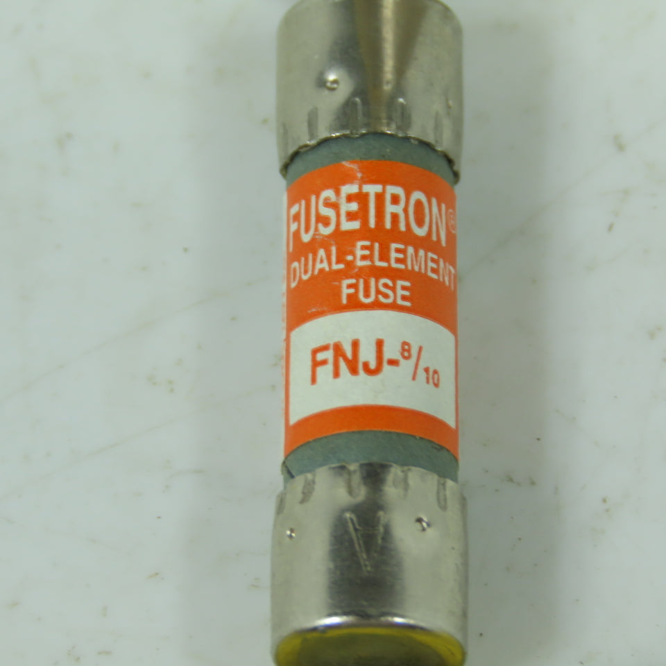Buss FNJ-8/10 Fusetron Dual Element Fuses 205VAC Pack Of 10