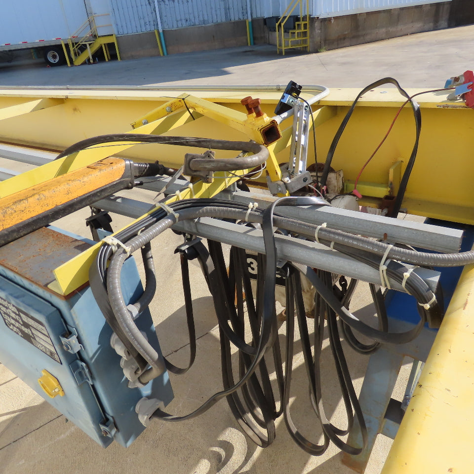 MHE 3 Ton Top Running Bridge Crane 30' Span 12' Lift 10FPM Hoist 78FPM Travel