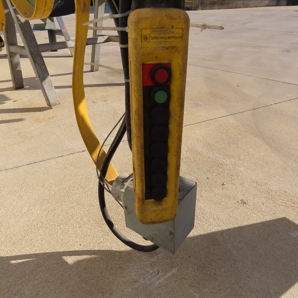 Kelly 2 Ton Top Running Bridge Crane Powered Trolley Hoist 74" Travel 9' Span