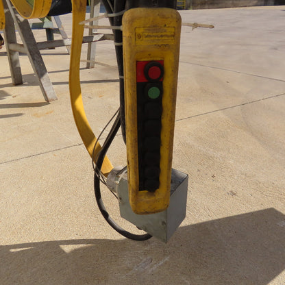 Kelly 2 Ton Top Running Bridge Crane Powered Trolley Hoist 74" Travel 9' Span