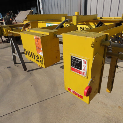 Kelly 2 Ton Top Running Bridge Crane Powered Trolley Hoist 74" Travel 9' Span