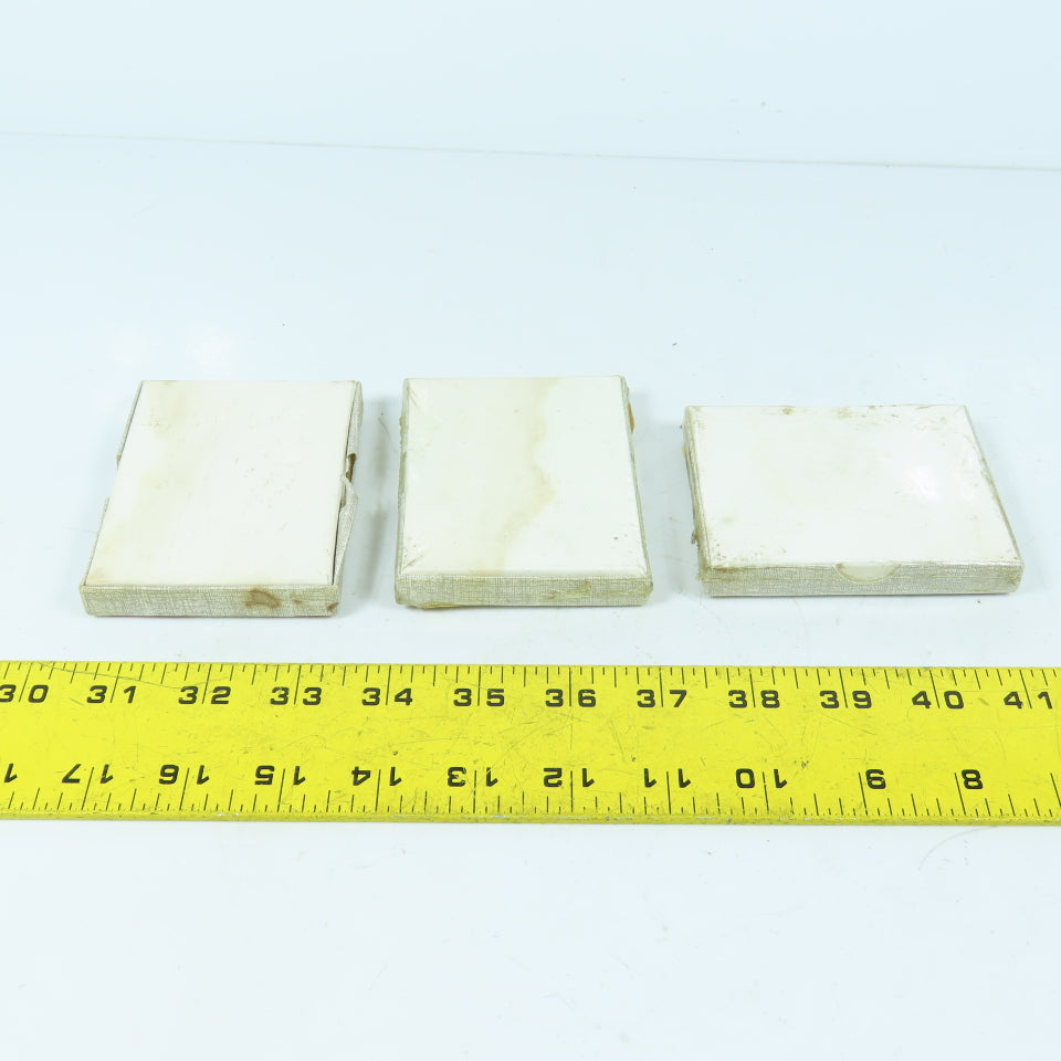 Base-Lock No. 56 F-13 Rubber Type Figure Font Stamps Lot Of 3