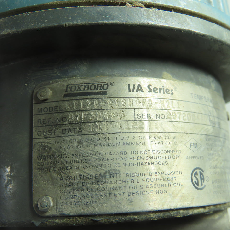 Foxboro RTT20-D1SNQFD-M2L1 Temperature Transmitter 12-42VDC 0-400°F