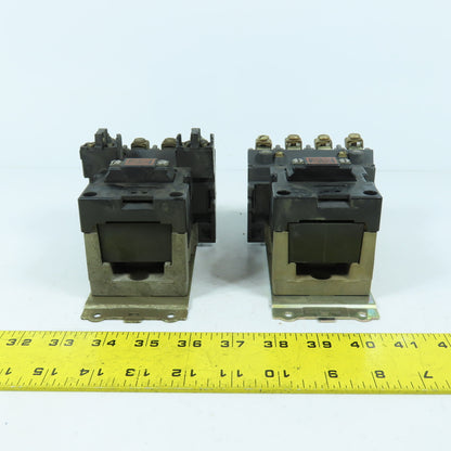 Allen Bradley 702-BOD93 SerK Size 1 Motor Starter Contactor 10HP 120V Coil Lot/2