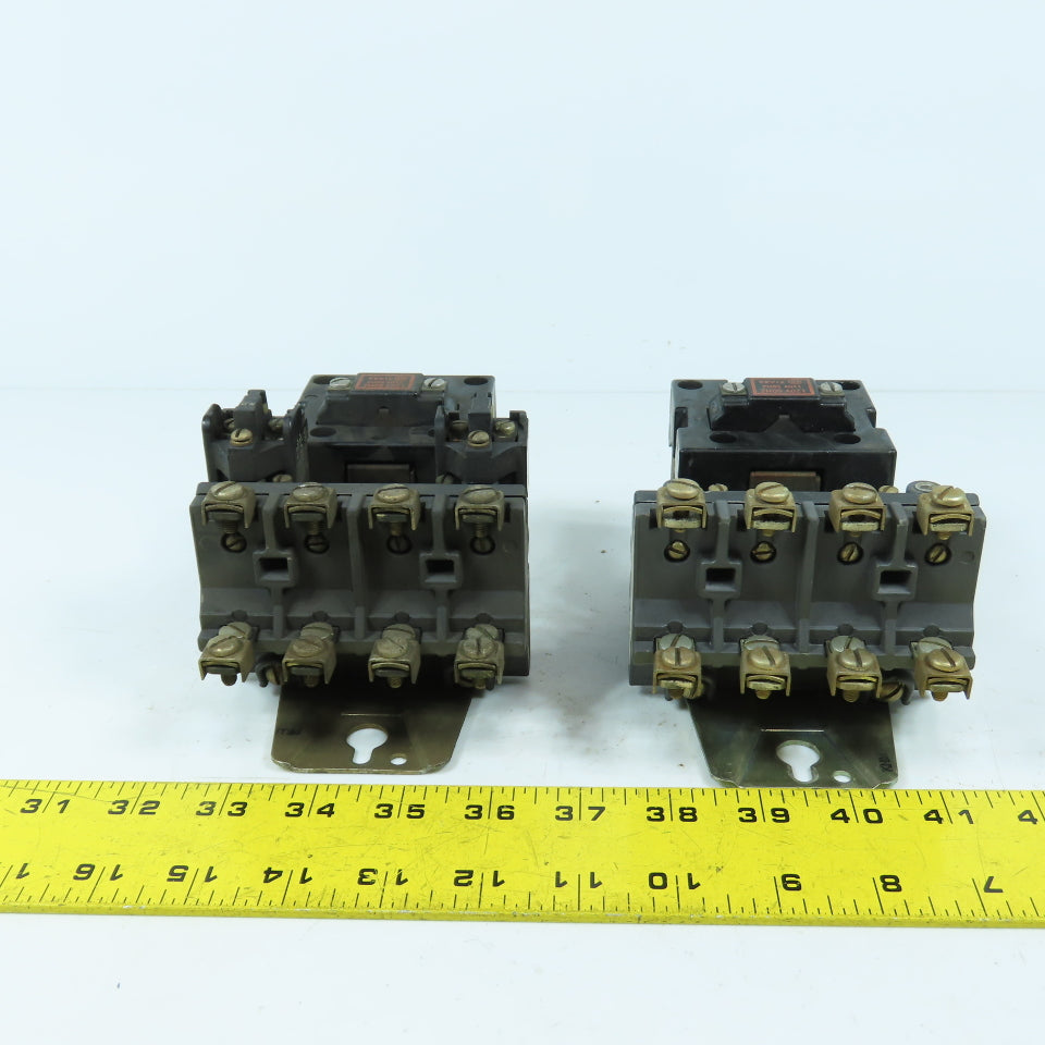 Allen Bradley 702-BOD93 SerK Size 1 Motor Starter Contactor 10HP 120V Coil Lot/2