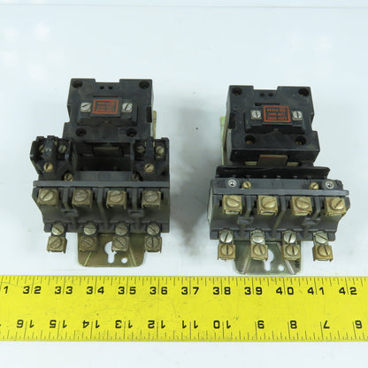 Allen Bradley 702-BOD93 SerK Size 1 Motor Starter Contactor 10HP 120V Coil Lot/2