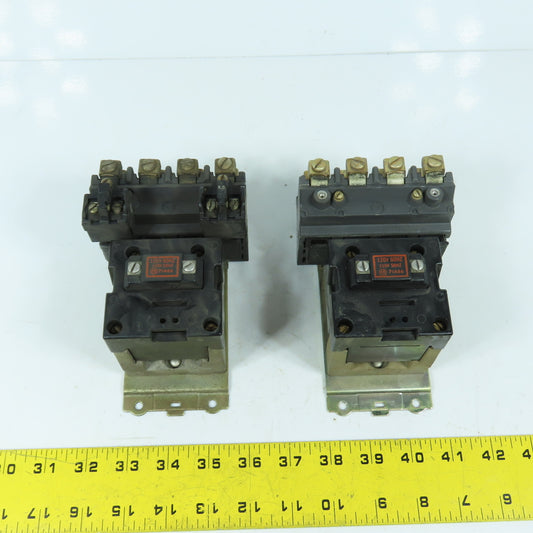 Allen Bradley 702-BOD93 SerK Size 1 Motor Starter Contactor 10HP 120V Coil Lot/2