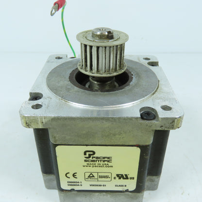 Pacific Scientific N31HRFL-LNK-NS-00 Powerpac 1.8° Step Motor 65VDC 125W 1500RPM