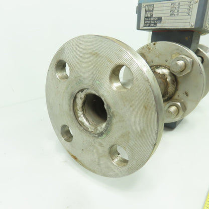 Foxboro 8001A-WCR-PJGFNA-A Magnetic Flowtube ST. A MWP 740PSI @ 100°F