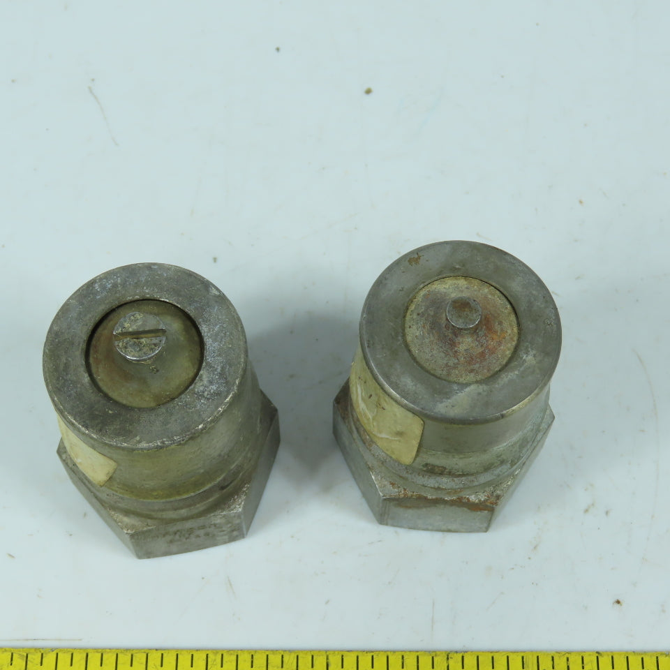 Hansen 8-K36 1" Hydraulic Quick Coupling Nipple 2000PSI Lot Of 2