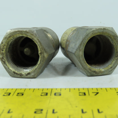 Hansen 8-K36 1" Hydraulic Quick Coupling Nipple 2000PSI Lot Of 2