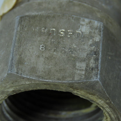 Hansen 8-K36 1" Hydraulic Quick Coupling Nipple 2000PSI Lot Of 2