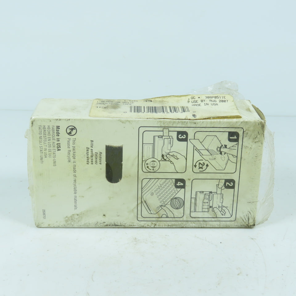 Panduit LS5-33 Supply Cartridge Black On White