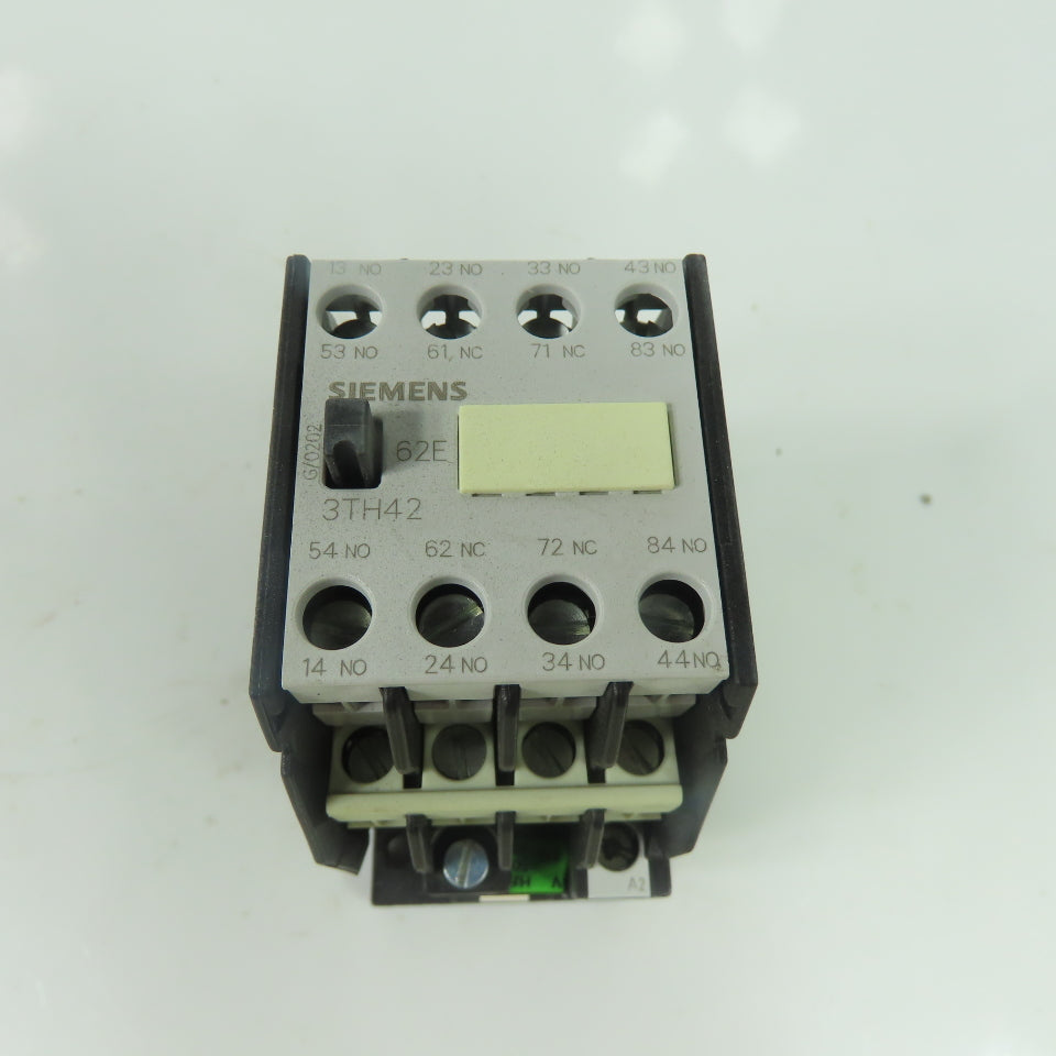 Siemens 3TH4262-0AJ2 Contactor Control Relay 115V Coil NEW