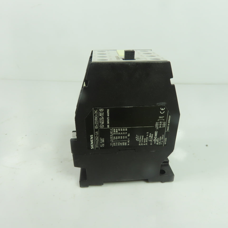 Siemens 3TH4262-0AJ2 Contactor Control Relay 115V Coil NEW
