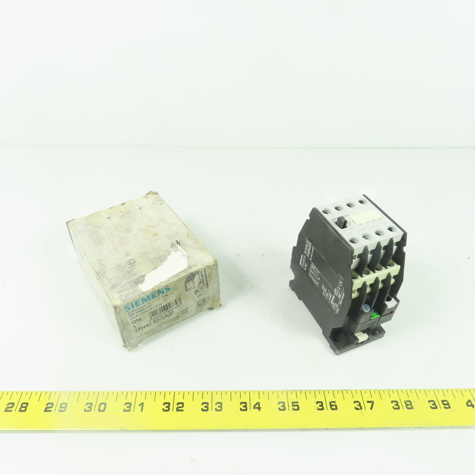 Siemens 3TH4262-0AJ2 Contactor Control Relay 115V Coil NEW