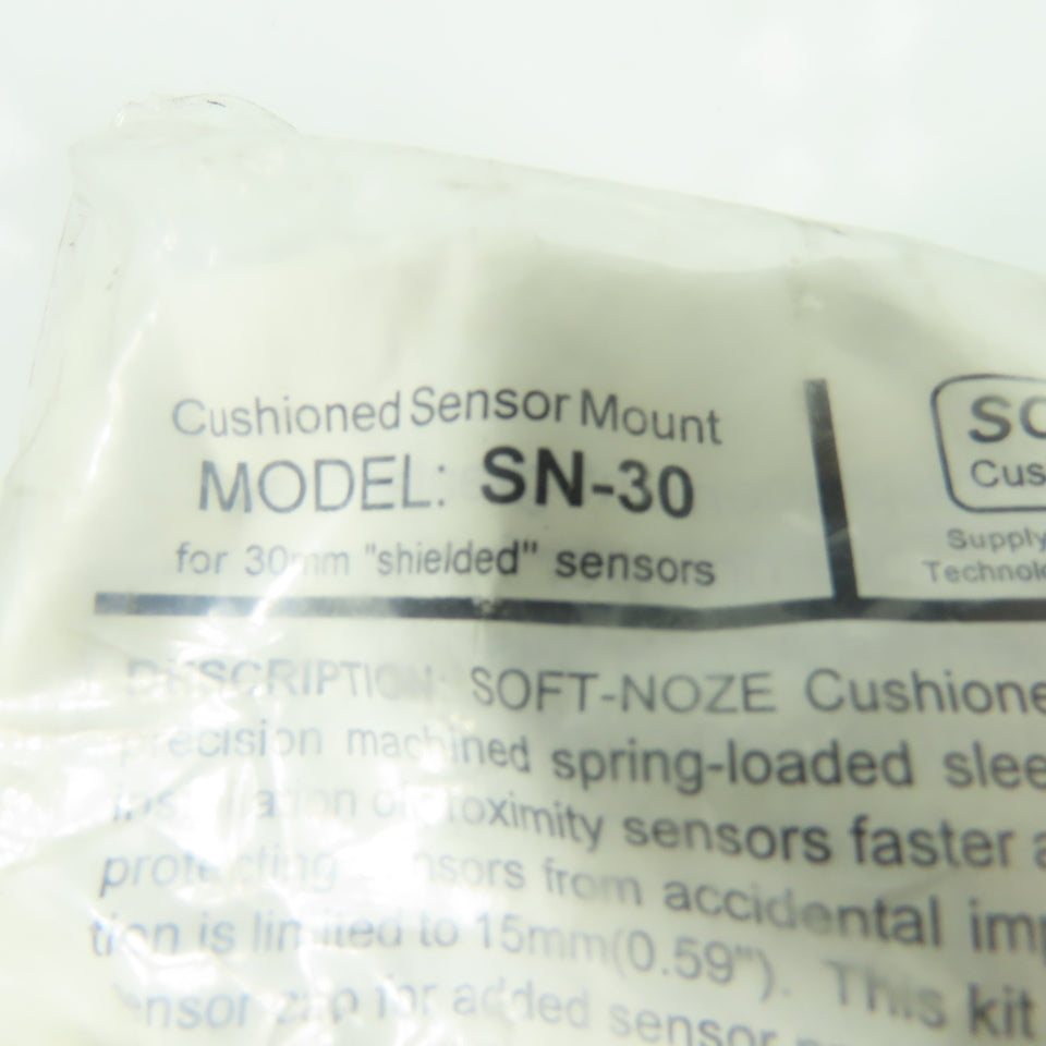 Soft-Noze SN-30 Cushioned Sensor Mount M30 x 1.5