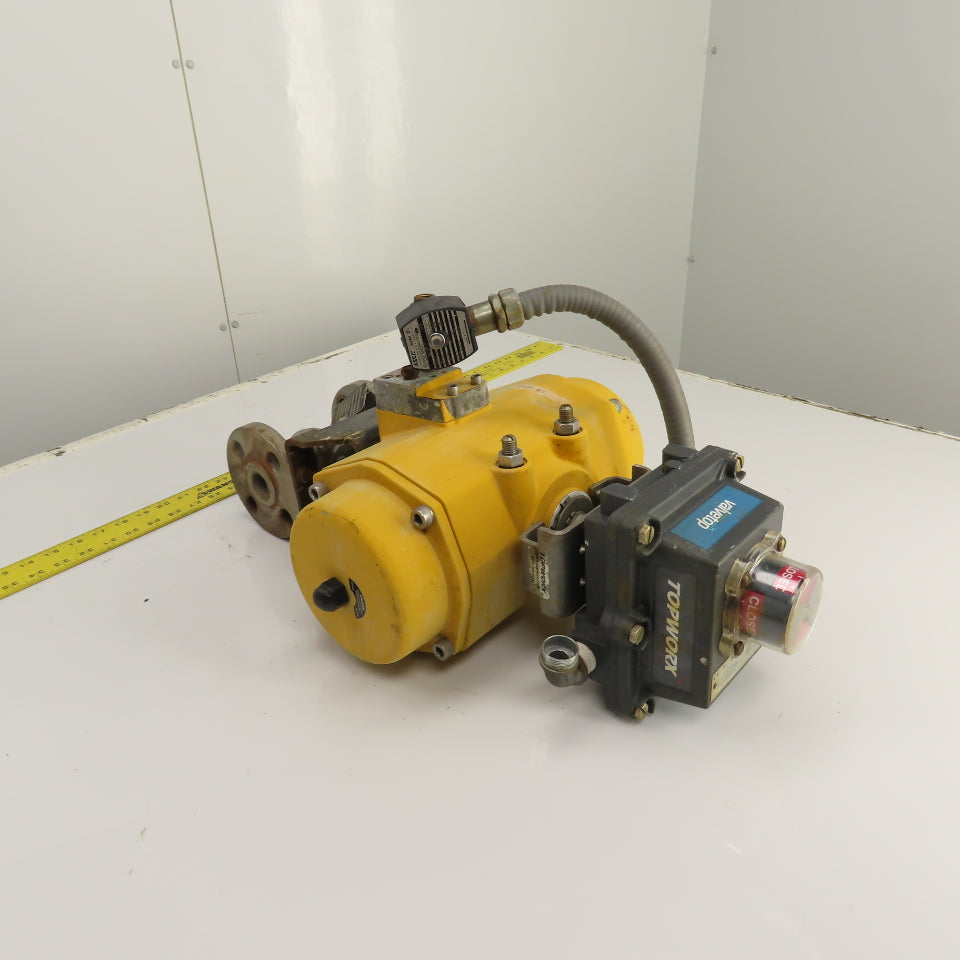 Tufline SC941B4 1" Stainless Steel Air Actuated Valve 440PSI QS0350.U04STACW