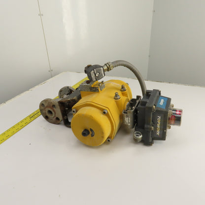 Tufline SC941B4 1" Stainless Steel Air Actuated Valve 440PSI QS0350.U04STACW