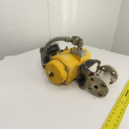 Tufline SC941B4 1" Stainless Steel Air Actuated Valve 440PSI QS0350.U04STACW