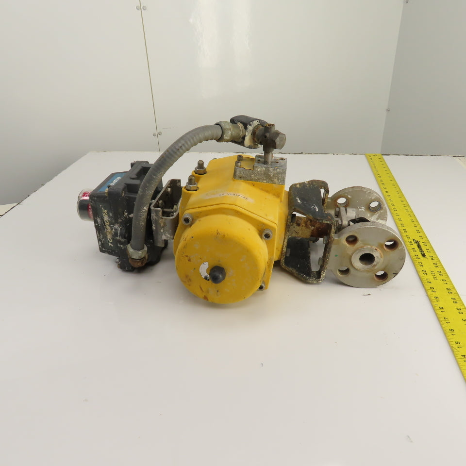 Tufline SC941B4 1" Stainless Steel Air Actuated Valve 440PSI QS0350.U04STACW
