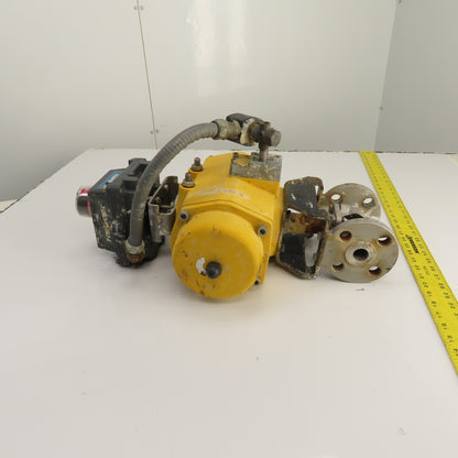 Tufline SC941B4 1" Stainless Steel Air Actuated Valve 440PSI QS0350.U04STACW