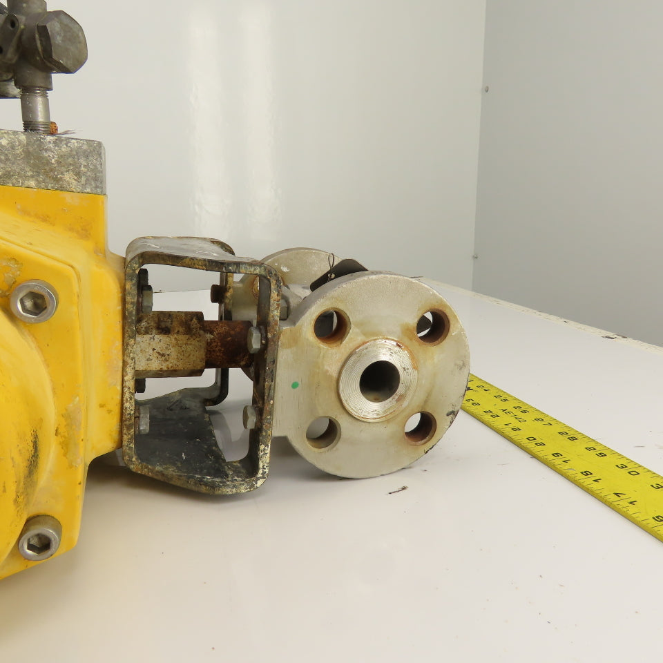 Tufline SC941B4 1" Stainless Steel Air Actuated Valve 440PSI QS0350.U04STACW