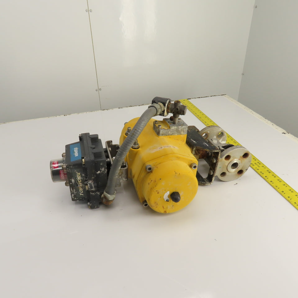 Tufline SC941B4 1" Stainless Steel Air Actuated Valve 440PSI QS0350.U04STACW