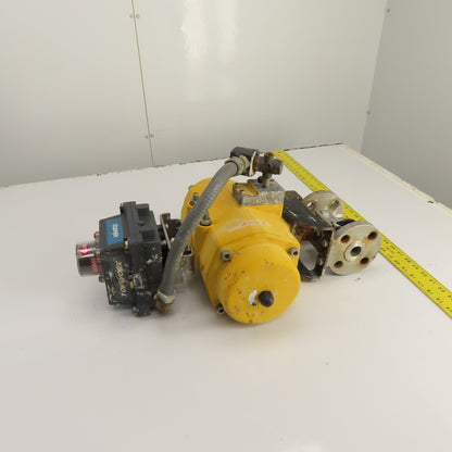 Tufline SC941B4 1" Stainless Steel Air Actuated Valve 440PSI QS0350.U04STACW