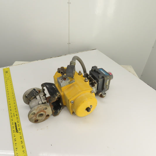 Tufline SC941B4 1" Stainless Steel Air Actuated Valve 440PSI QS0350.U04STACW