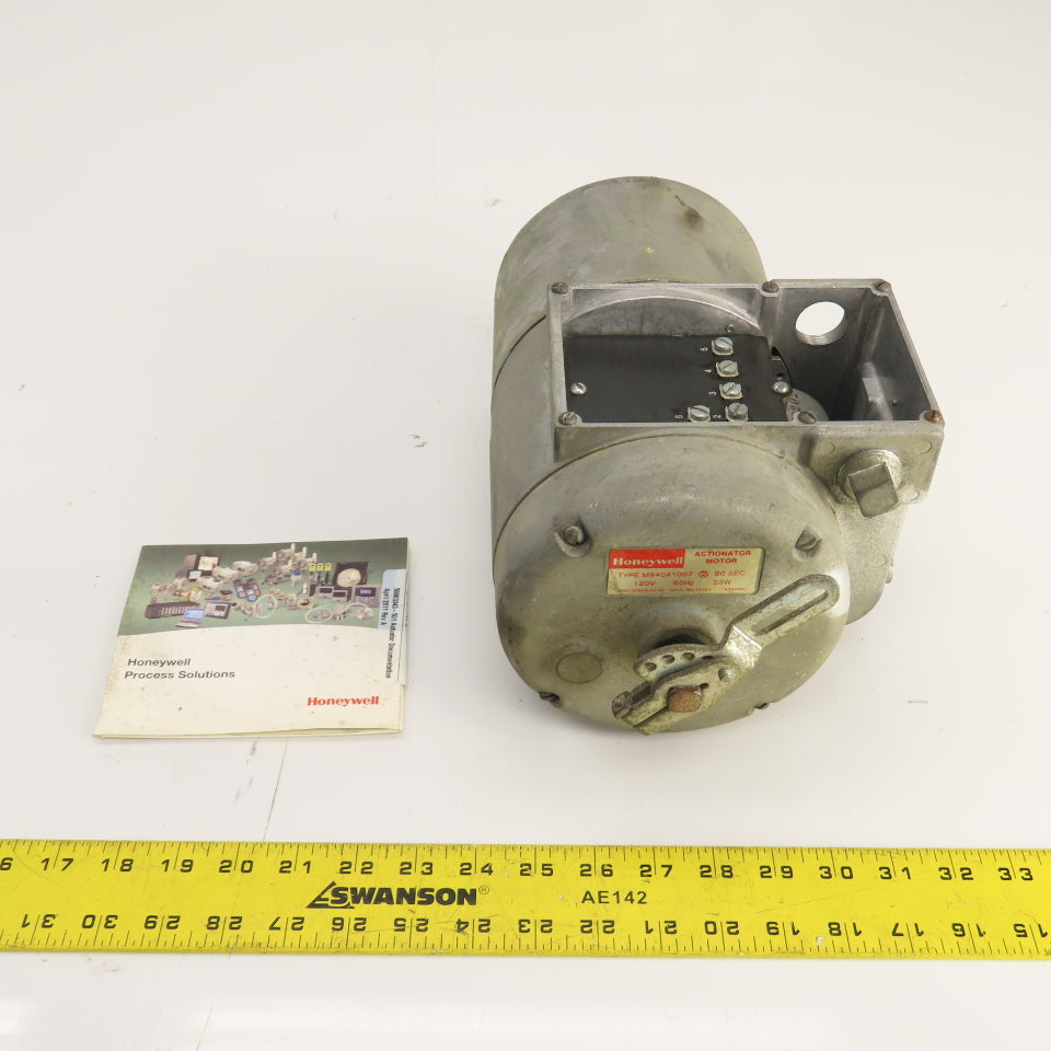 Honeywell M940A1067 60-Sec Actionator Motor 120V 60HZ W/ 50063343-501 Disc
