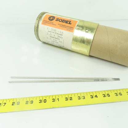 Sodel E-308-16 Stainless Steel Covered Electrodes 6LBS 2.5 x 250