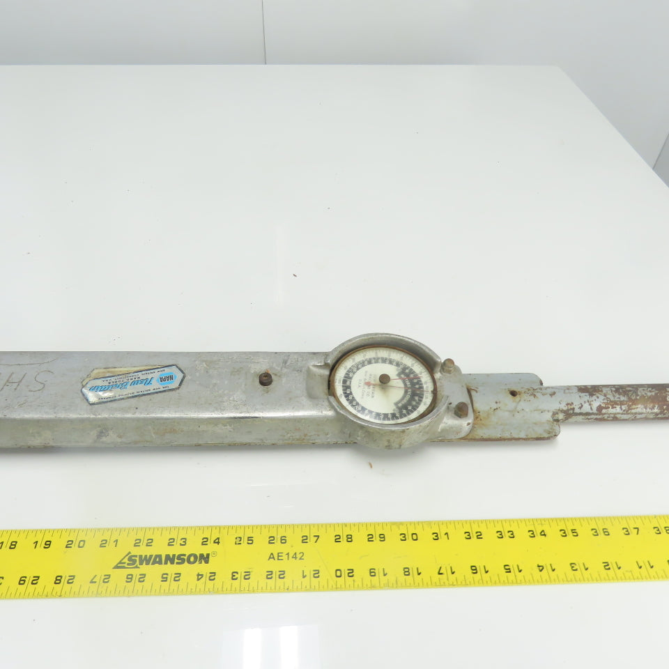 New Britain Vintage Torque Indicator Wrench Tool 1000FT-LB