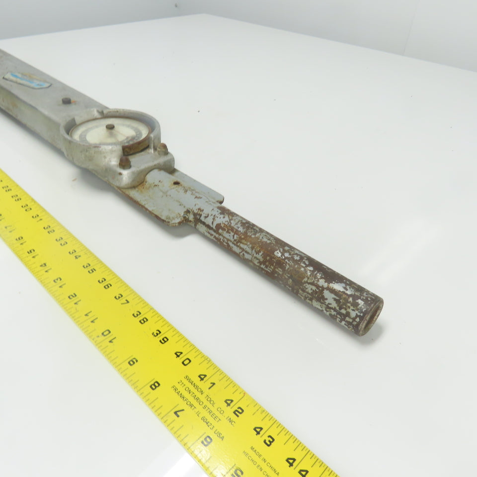 New Britain Vintage Torque Indicator Wrench Tool 1000FT-LB