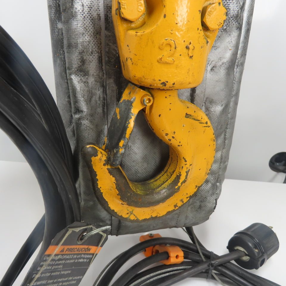 Harrington NER020LD 2 Ton 4000LB Electric Chain Hoist 20'Lift 2.5-14FPM 230/460V